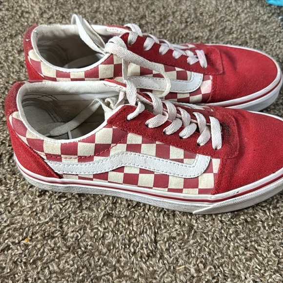 Red Checkered Vans - Picture 4 of 5